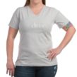 Divine Intertwining Ladies Dark V-Neck T-Shirt - Image 7
