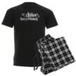 Divine Intertwining Men's Dark Pajamas - Image 2