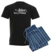 Divine Intertwining Men's Dark Pajamas - Image 3