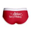 Divine Intertwining Women's Boy Brief White Ink - Image 2