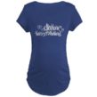 Divine Intertwining Women's Dark Maternity T-Shirt - Image 4