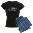 Divine Intertwining Women's Dark Pajamas - Image 3