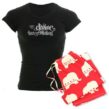 Divine Intertwining Women's Dark Pajamas - Image 7
