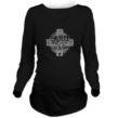 Soul Sanctuary Women's Dark Maternity Long Sleeve T-Shirt-Dark Ink - Image 2