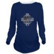 Soul Sanctuary Women's Dark Maternity Long Sleeve T-Shirt-Dark Ink - Image 4