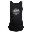 Soul Sanctuary Women's Dark Maternity Tank Top Light Ink - Image 2