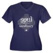 Soul Sanctuary Women's Dark Plus Size V-Neck T-Shirt - Image 2