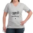 Soul Sanctuary Women's Dark V-Neck T-Shirt - Image 3