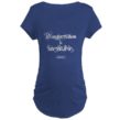 Transformation Is Inevitable Maternity Dark T-Shirt With White Ink - Image 4