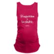 Transformation Is Inevitable Maternity Dark Tank Top With White Ink - Image 2