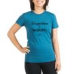 Transformation Is Inevitable Organic Women's Dark Fitted T-Shirt - Image 2